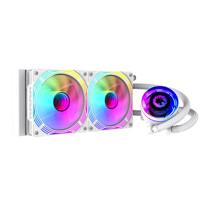 GameMax IceChill 240V White, Liquid CPU Cooler 240mm Addressable RGB GameMax IceChill 240V White, Liquid CPU Cooler 240mm Addressable RGB
